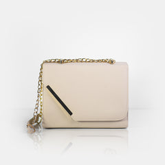 Peach Cream Minimal Cross-Body Bag