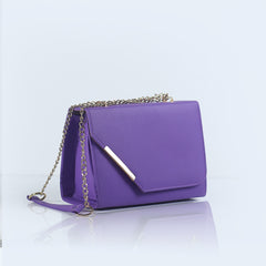 Medium Purple Minimal Cross-Body Bag