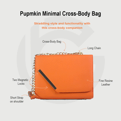 Pumpkin Minimal Cross-Body Bag