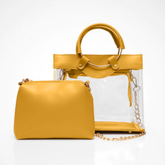 Transparent yellow bag