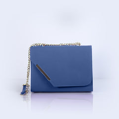 Royal Blue Minimal Cross-Body Bag