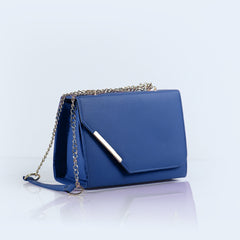 Royal Blue Minimal Cross-Body Bag