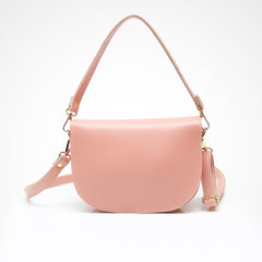 Baby pink Saddle bag