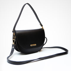 Black Saddle Bag