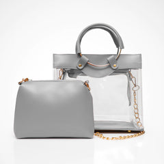 Transparent grey Bag