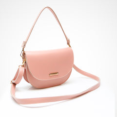 Baby pink Saddle bag