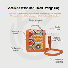 Weekend Wanderer Shock Orange Bag